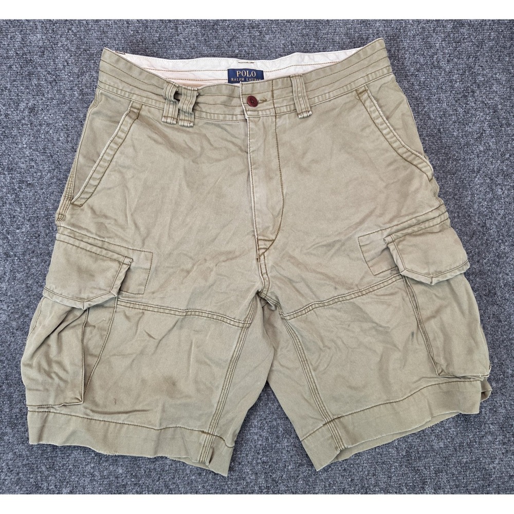 Polo Ralph Lauren Cargo Shorts Mens 31 Green
